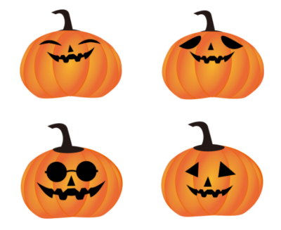 ハロウィンのカボチャのイラスト